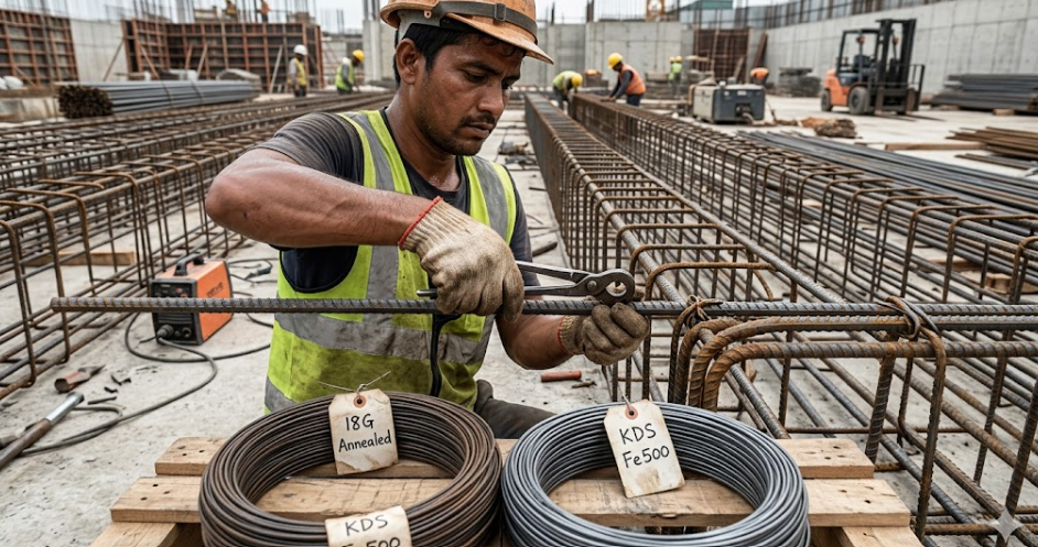 Binding Wire Buying Guide for RCC Work: How to Choose the best binding wire for Faster Fixing