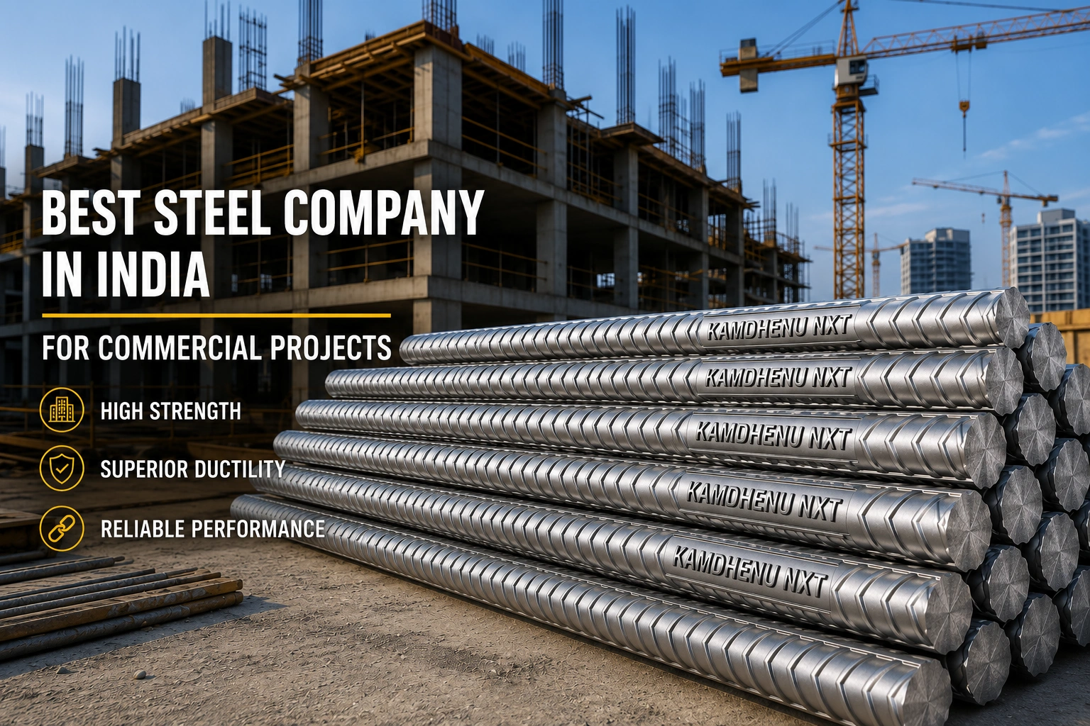 Best Steel Company in India for Commercial Projects