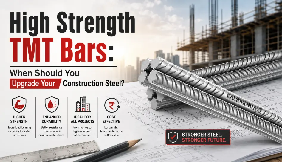 High Strength TMT Bars: When Should You Upgrade Your Construction Steel