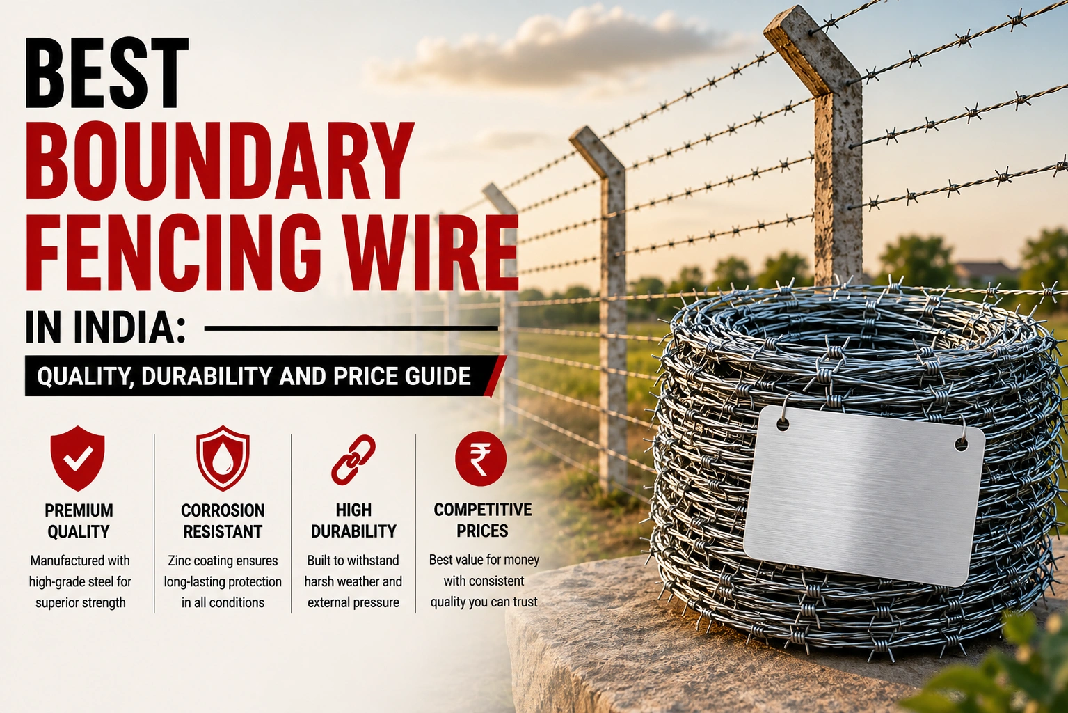 Best Boundary Fencing Wire in India: Quality, Durability and Price Guide