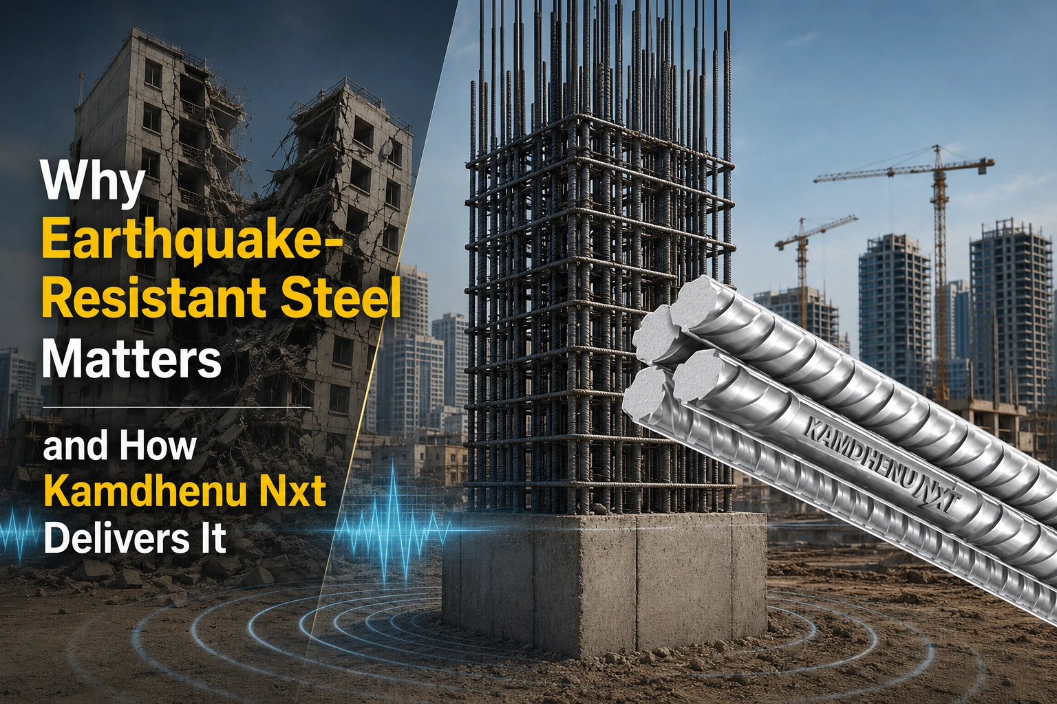 Why Earthquake-Resistant Steel Matters and How Kamdhenu Nxt Delivers It