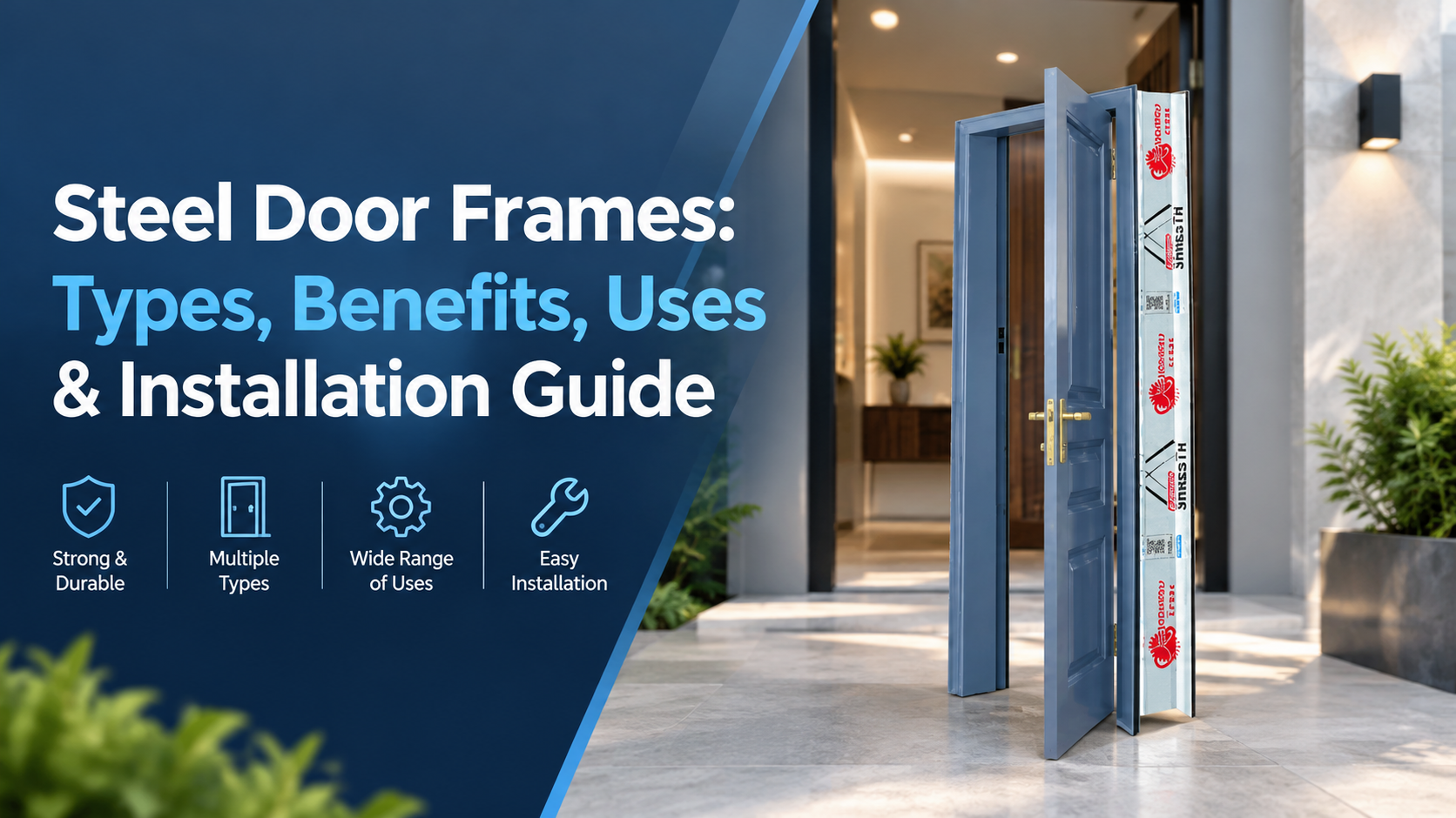 Steel Door Frames: Types, Benefits, Applications & Installation Considerations